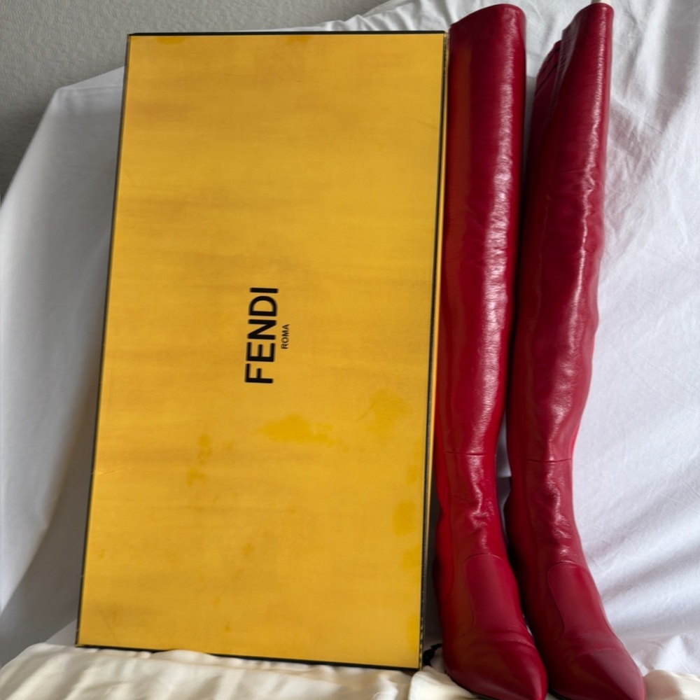 Fendi Rockoko Thigh High Boots